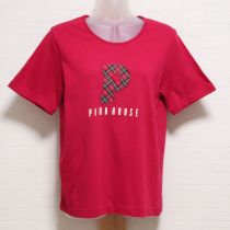 赤PワッペンTシャツ【4(L)】