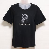 黒PワッペンTシャツ【4(L)】