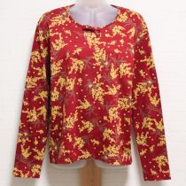 赤ミモザ長Tシャツ【L】