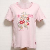 ピンク野薔薇Tシャツ【4(L)】
