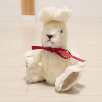 白うさぎぬいぐるみコサージュ