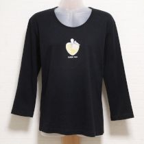 黒香水瓶長Tシャツ