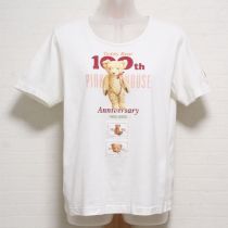 白アニバーサリーテディTシャツ【L】