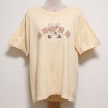 クリームネーム使いTシャツ【M】