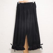黒ピコフリル×ピンタックローンドロワーズ