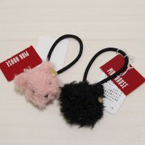 顔くまヘアゴム2本セット