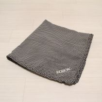 黒系水玉ピコフリルストール
