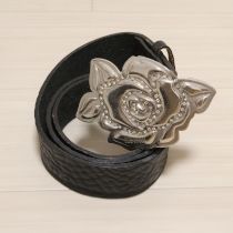 黒薔薇バックルベルト