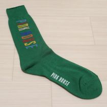 グリーンカラフルロゴソックス