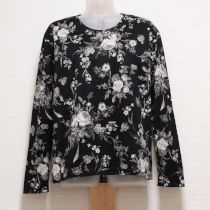 黒系薔薇ブーケptTシャツ