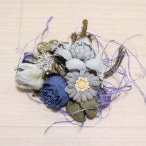 ブルー系グラデーションブーケコサージュ
