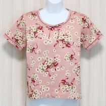 ピンクリボンマーガレットTシャツ【M】