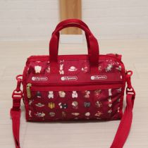 赤LESPORTSACコラボフェーバリッツptミニダッフルバッグ