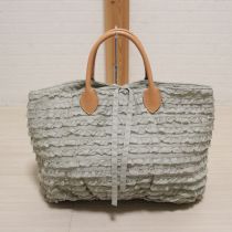 薄荷ピコフリルトートバッグ