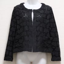 黒カットワークジャケット【11号】