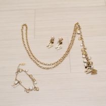 ハートモチーフチェーンベルト&3点セット