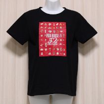 黒FavoritesプリントTシャツ