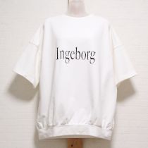 オフ白ロゴスウェットTシャツ【3(9号)】
