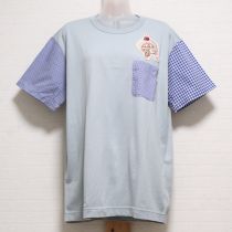 ブルーグレーラビットバットコンビTシャツ【4(L)】