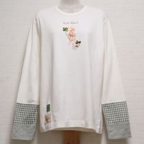 生成×薄荷St.パトリックパレード刺繍カットソー【3(M)】