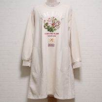 生成ベリーテールラビット刺繍スウェットワンピース
