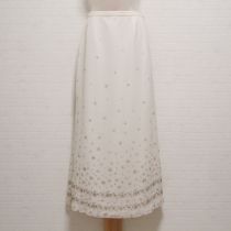 生成花柄シフォンスカート【S】