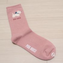 ピンクテリアソックス