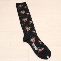 黒スリーピングビューティハイソックス