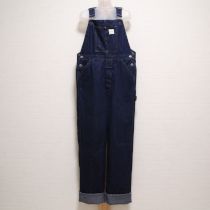 紺ロゴパッチ使いサロペットパンツ【M】