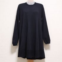 紺Aラインチュニックセーター【4(11号)】