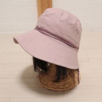 ピンクブルーベルpt使いリボン帽子