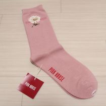 ピンク雛菊ソックス