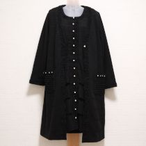 黒モチーフ×レース使い段々ワンピース&ジャケット【3(9号)】