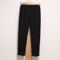黒裾シャーリングレギンス