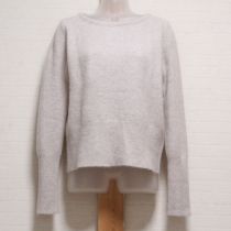 杢グレーボートネックカシミアブレンドセーター【3(9号)】