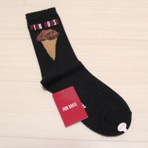 黒アイスクリームソックス