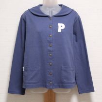 ブルーセーラーカラーカットソーカーディガン【4(L)】