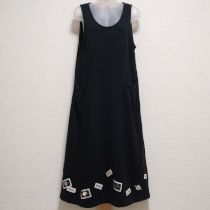 黒ネーム使いスウェットジャンパースカート