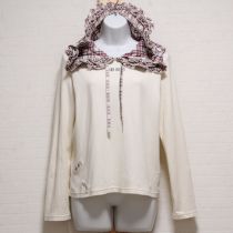 生成×赤系オリチェフードカットソー