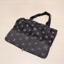 黒系モノグラムデニムエコバッグ