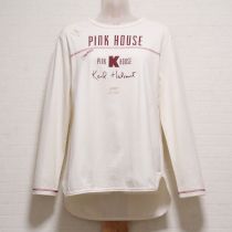 白ロゴ×ネームカットソー【4(L)】