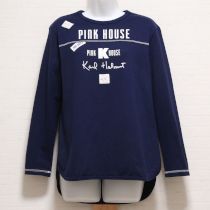 紺ロゴ×ネームカットソー【4(L)】