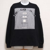 黒ワールドロゴゼッケントレーナー【L】