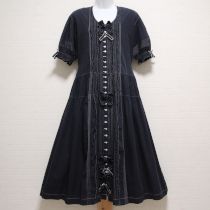 黒リボン使いワンピース