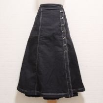 黒ピコフリルレイヤー風スカート【4(L)】