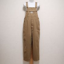 ベージュデニムオーバーオール【M】
