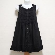 黒モチーフ使いローンチュニックブラウス【9号】