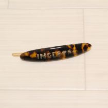 べっ甲調ロゴヘアピン