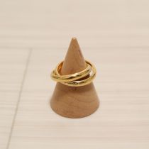 ゴールド2連リング