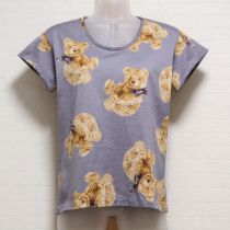 パープルリボンくまTシャツ